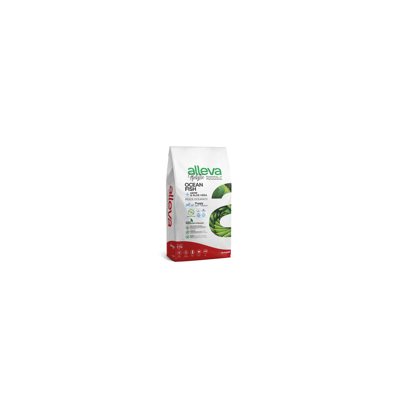 P02226-P02226 ALLEVA HOLISTIC DOG PUPPY OCEAN FISH_HEMP_ALOE VERA MINI_MEDIUM KG 5_8002754102803