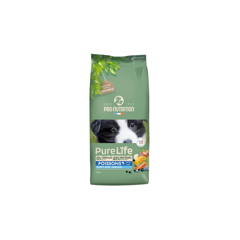 205450-Pure life chien puppy mini medium 12kg