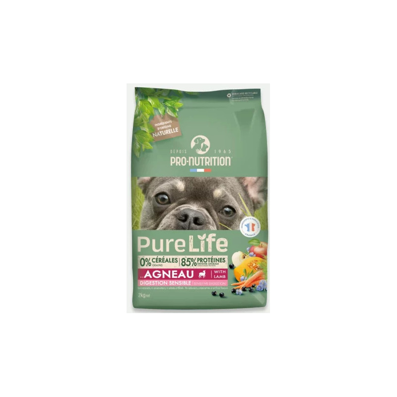 205760-Pure life chien sensible agneau 2kg