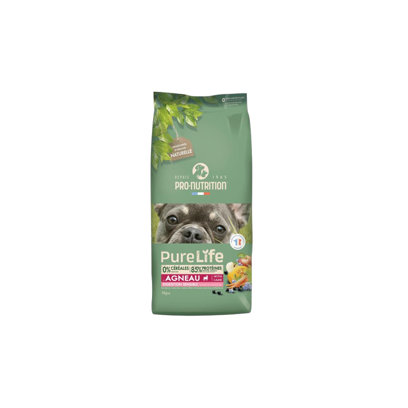 205780-Pure life chien sensible agneau 11kg