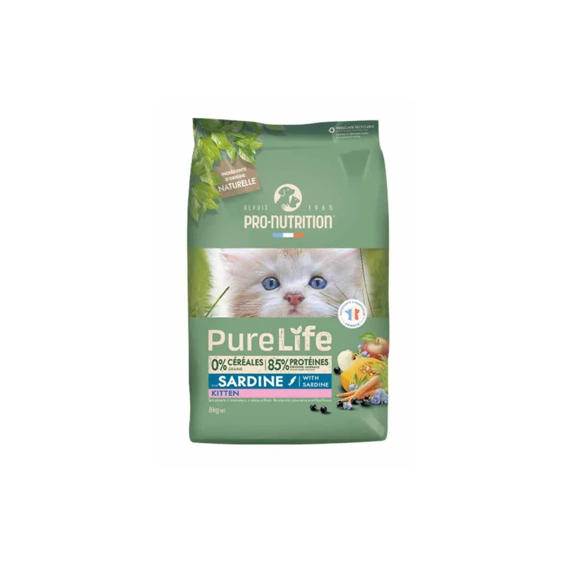 205840-Pure life chat kitten 8kg