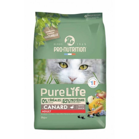 205880-Pure life chat adult canard 8kg