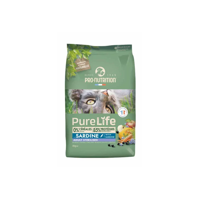 206010-Pure life chat ster sardine 8kg