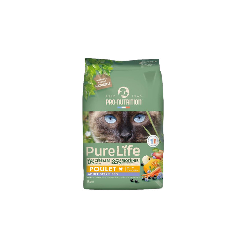 206040-Pure life chat ster poulet 2kg