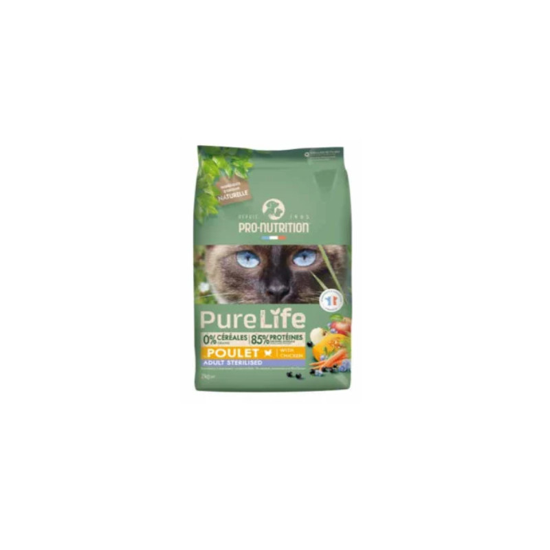 206060-Pure life chat ster poulet 8kg