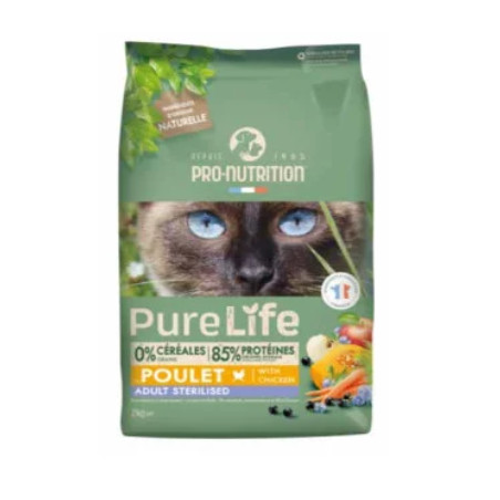 206060-Pure life chat ster poulet 8kg
